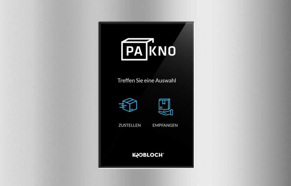 PAKNO Abholstationen - elektronisch mit Touchdisplay